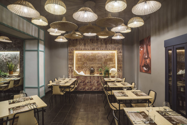 Dhabbu亞洲美食餐廳餐飲空間設(shè)計(jì)，突出亞洲元素