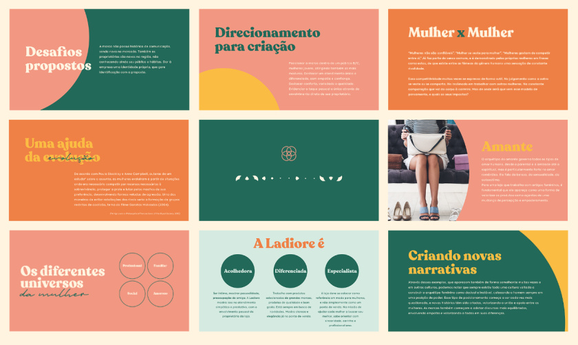ladiore 女性時尚品牌logo設(shè)計與視覺識別vi設(shè)計，源自四個象征