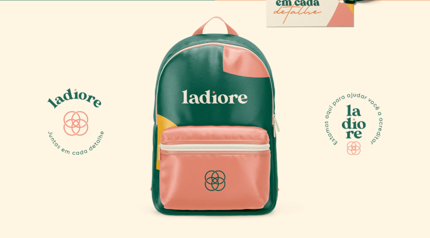 ladiore 女性時尚品牌logo設(shè)計與視覺識別vi設(shè)計，源自四個象征
