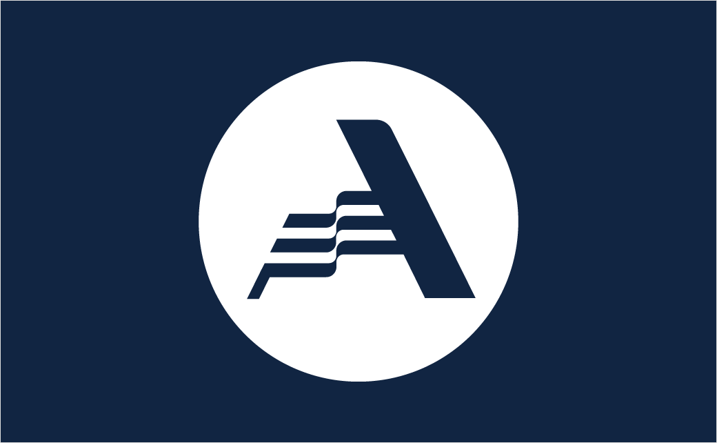 AmeriCorps 美國國家社區(qū)服務(wù)公司品牌logo設(shè)計與vi設(shè)計，字母A+美國國旗