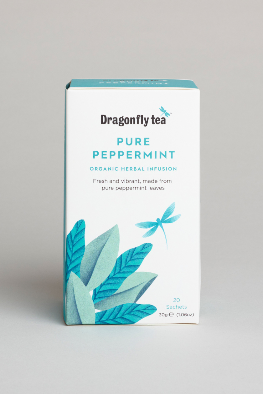 蜻蜓茶品牌茶葉包裝設(shè)計“植物插畫篇”-上海包裝設(shè)計公司