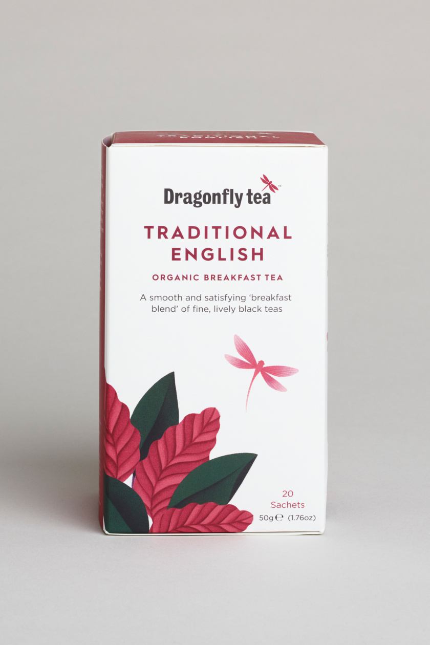 蜻蜓茶品牌茶葉包裝設(shè)計“植物插畫篇”-上海包裝設(shè)計公司