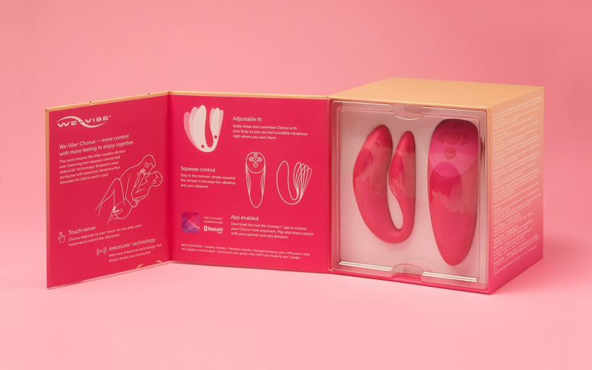 We-Vibe 情侶振動(dòng)器情趣用品包裝設(shè)計(jì)，豪華金箔風(fēng)格