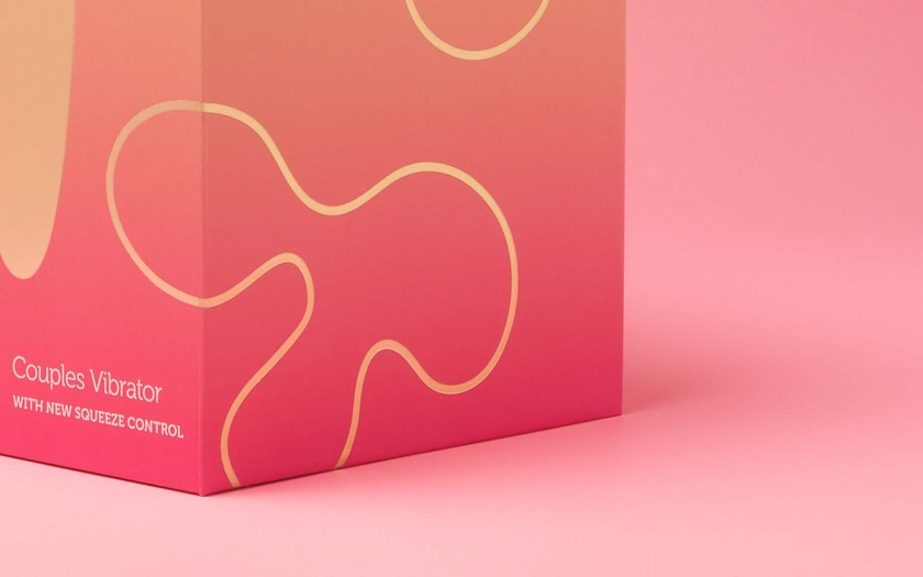We-Vibe 情侶振動(dòng)器情趣用品包裝設(shè)計(jì)，豪華金箔風(fēng)格