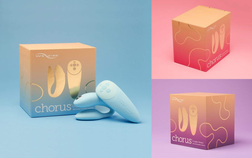 We-Vibe 情侶振動(dòng)器情趣用品包裝設(shè)計(jì)，豪華金箔風(fēng)格