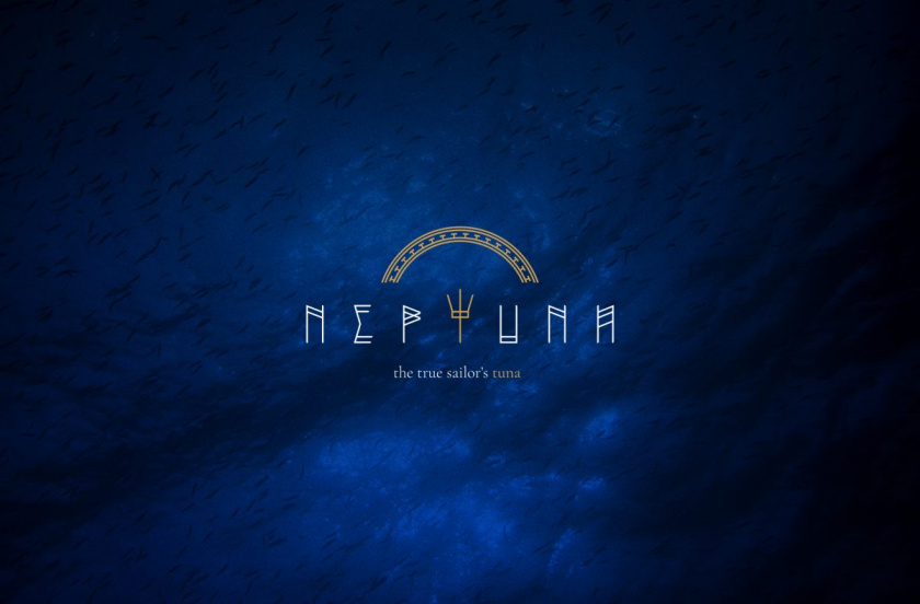 Neptuna 金槍魚(yú)罐頭品牌形象logo設(shè)計(jì)
