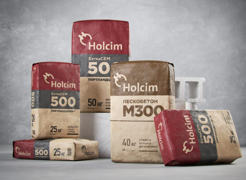 Holcim建筑混合水泥材料包裝設計 Holcim建筑混合水泥材料包裝設計