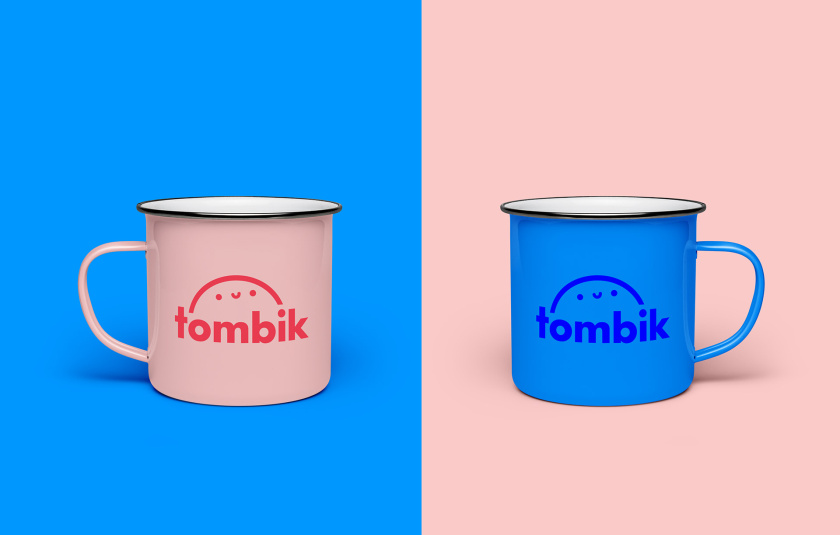 Tombik Studio創(chuàng)意工作室/自我品牌形象設(shè)計(jì)logo設(shè)計(jì)，卡通人偶面部形象