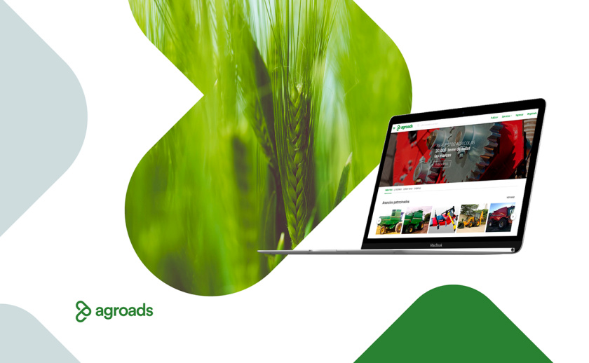 Agroads 農(nóng)業(yè)電子商務(wù)品牌logo設(shè)計(jì)，字母a+g，綠色線條logo