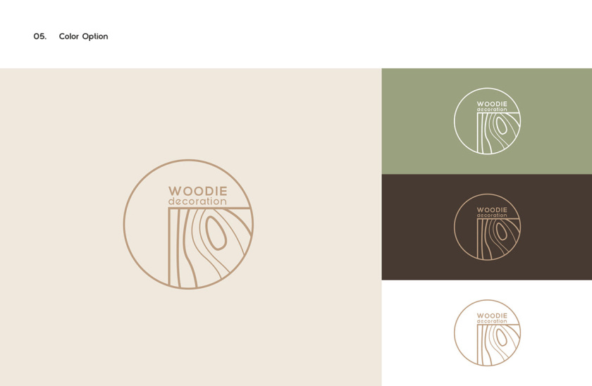 Woodie 高端家具制造品牌logo設計vi設計 ”木紋元素“