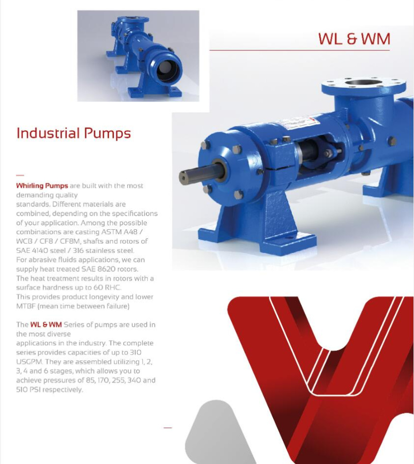Whirling 工業機械水泵產品品牌logo設計vi設計，褐色立體圓形+字母W
