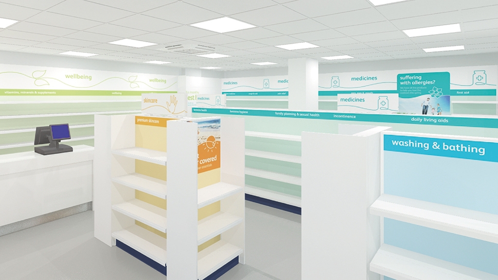 Sopharma 零售藥店新品牌創建開發與全案策劃設計-藥房室內空間設計