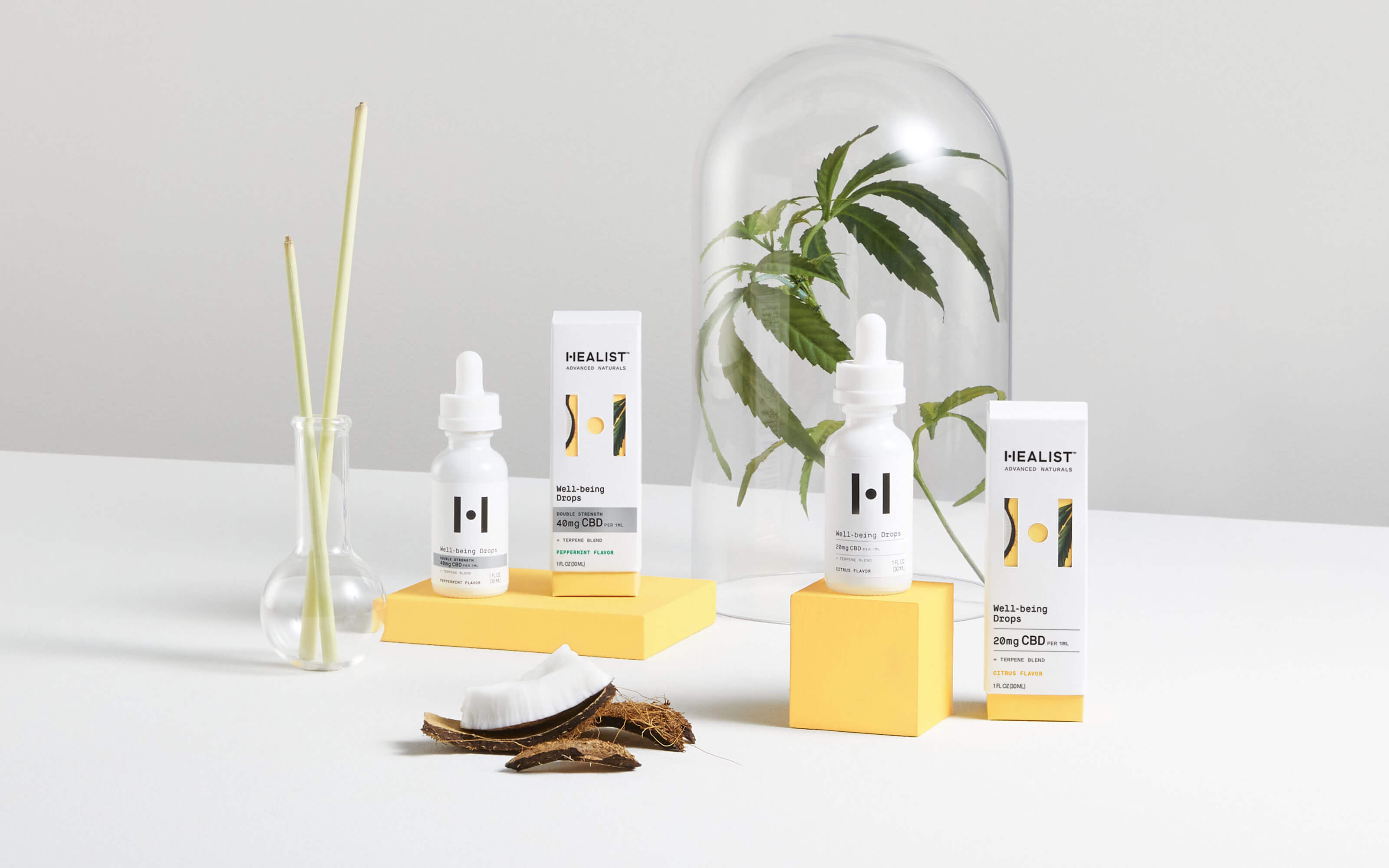 Healist大麻二酚CBD草本保健品藥品包裝設(shè)計(jì)，自然植物與現(xiàn)代科學(xué)的平衡