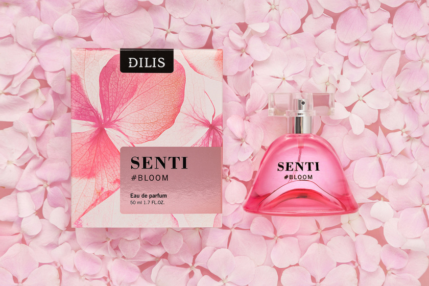 Dilis化妝品包裝設(shè)計(jì)——花朵花瓣的特寫鏡頭