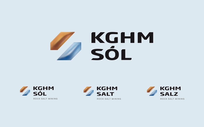 KGHM Salt巖鹽品牌視覺(jué)形象logo設(shè)計(jì)vi設(shè)計(jì)，幾何立體色塊風(fēng)格