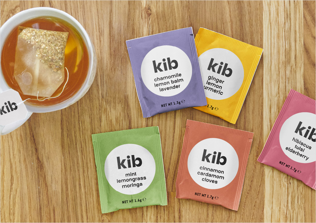 Kib天然保健花草茶茶葉品牌設計
