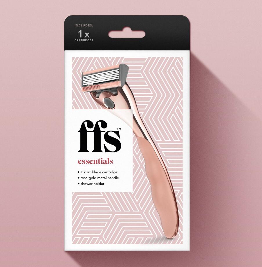 英國FFS女士剃毛刀品牌包裝設計，傳達“美麗應該輕松”的品牌精神