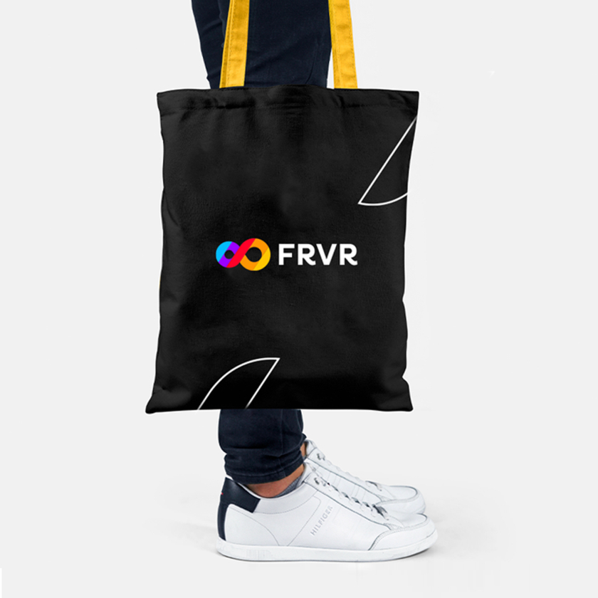 FRVR免費休閑游戲平臺網站品牌重塑,對角線顏色分割無窮大造型LOGO設計 FRVR免費休閑游戲平臺網站品牌重塑,對角線顏色分割無窮大造型LOGO設計
