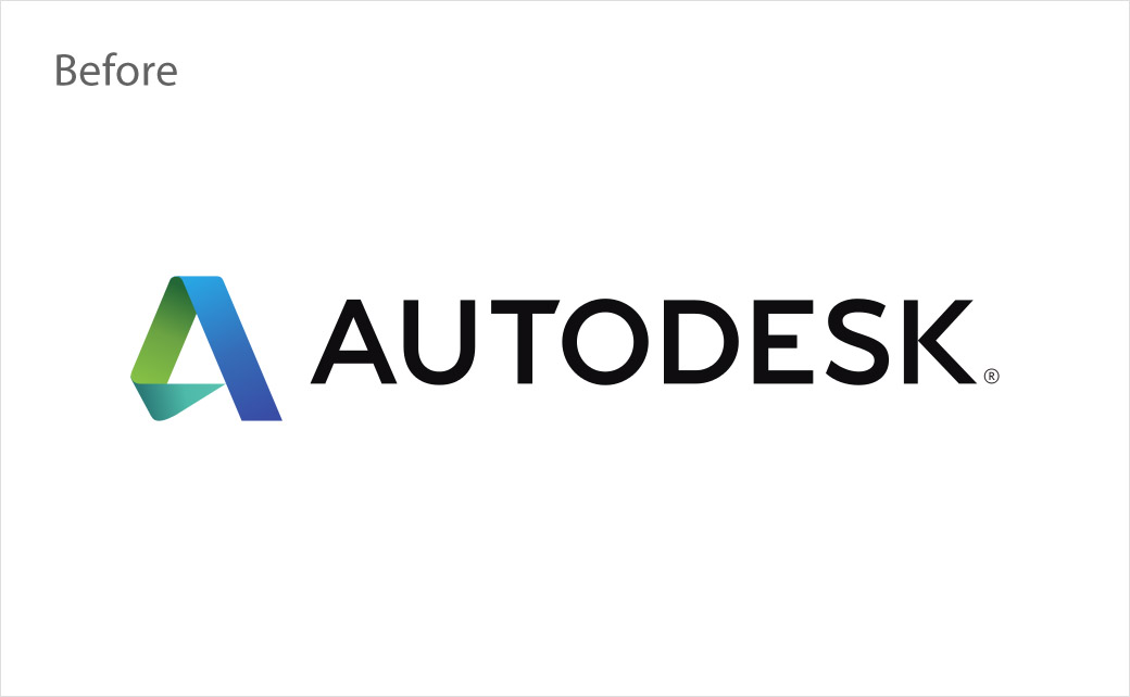 Autodesk軟件公司更新品牌形象設計標志設計，以用于游戲開發和電影視覺效果