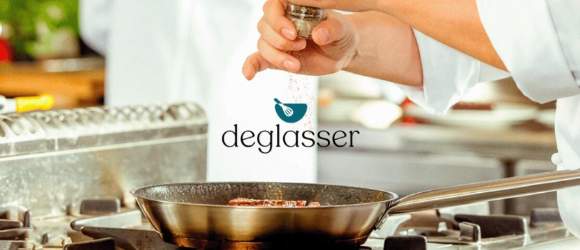 Deglasser 烹飪學校教育品牌視覺識別logo設(shè)計vi設(shè)計