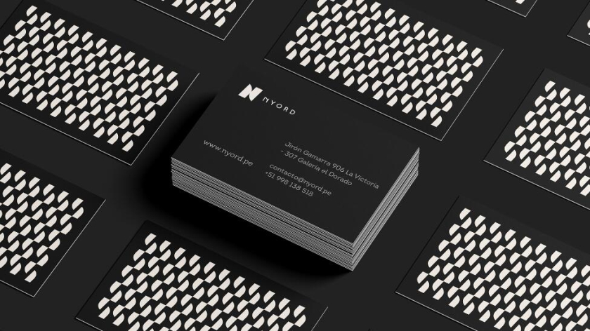 Nyord 服飾品牌識別設計-logo與vi設計,獨特的字母N設計及組合圖案