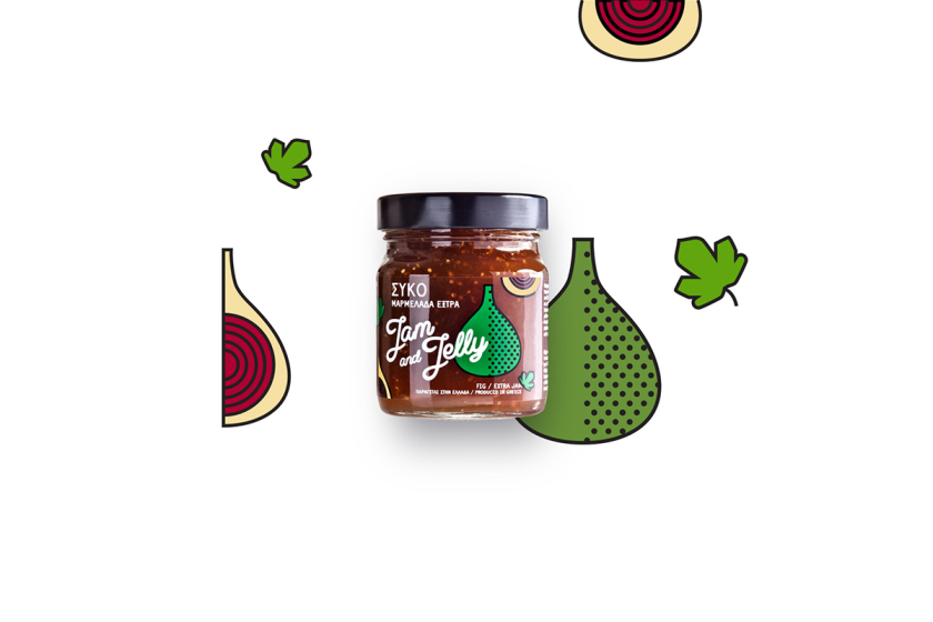 Jam and Jelly 果醬包裝設計“波普插圖風格”