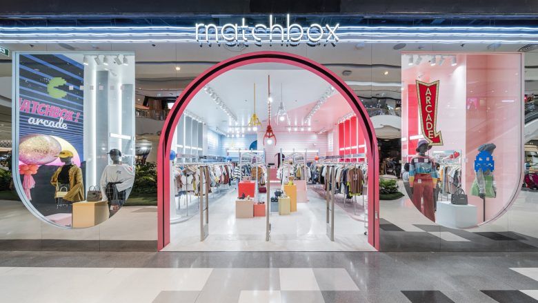 Matchbox時尚潮流服飾商店店鋪空間設計,90年代街機游戲風格 Matchbox時尚潮流服飾商店店鋪空間設計,90年代街機游戲風格