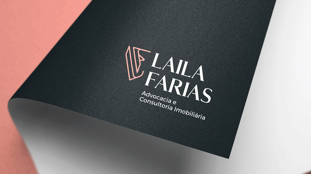 Laila Farias 法律律師工作室品牌vi視覺形象識別設計，優雅的女性風格