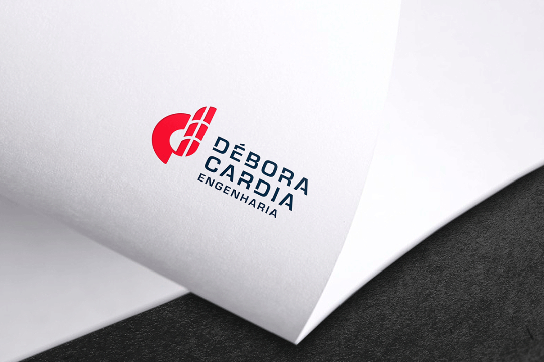 Débora Cardia 土木建筑公司品牌形象設計logo設計vi設計,字母dc+大樓圖形 Débora Cardia 土木建筑公司品牌形象設計logo設計vi設計,字母dc+大樓圖形