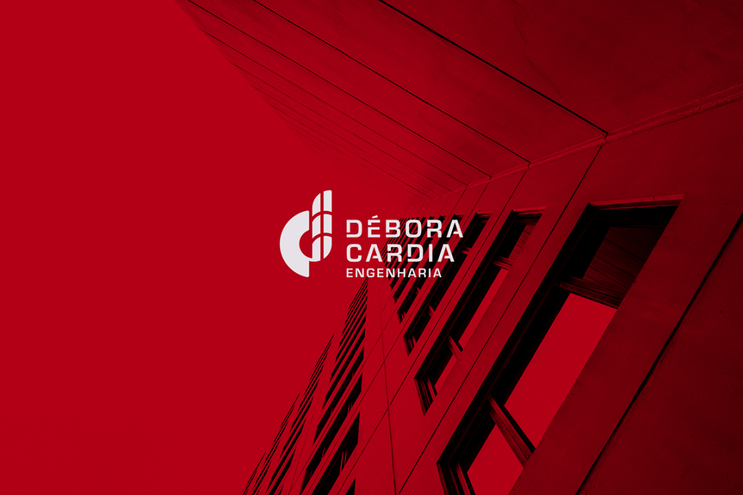 Débora Cardia 土木建筑公司品牌形象設計logo設計vi設計,字母dc+大樓圖形 Débora Cardia 土木建筑公司品牌形象設計logo設計vi設計,字母dc+大樓圖形