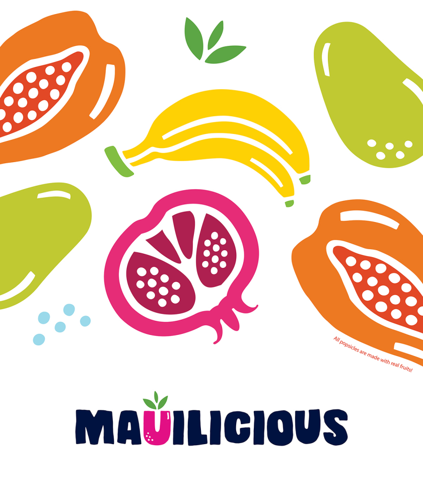 Maui Pops 冰淇淋店品牌logo設計店鋪室內設計,活潑的夏威夷風格 Maui Pops 冰淇淋店品牌logo設計店鋪室內設計,活潑的夏威夷風格