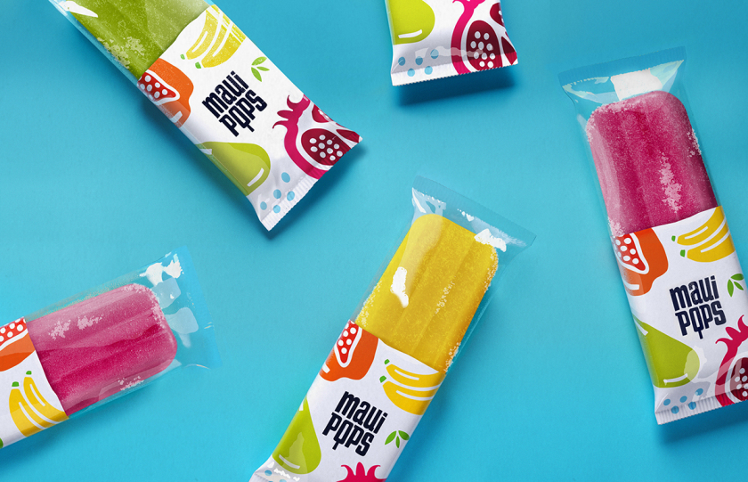 Maui Pops 冰淇淋店品牌logo設計店鋪室內設計,活潑的夏威夷風格 Maui Pops 冰淇淋店品牌logo設計店鋪室內設計,活潑的夏威夷風格