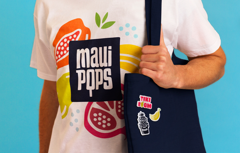 Maui Pops 冰淇淋店品牌logo設計店鋪室內設計,活潑的夏威夷風格 Maui Pops 冰淇淋店品牌logo設計店鋪室內設計,活潑的夏威夷風格
