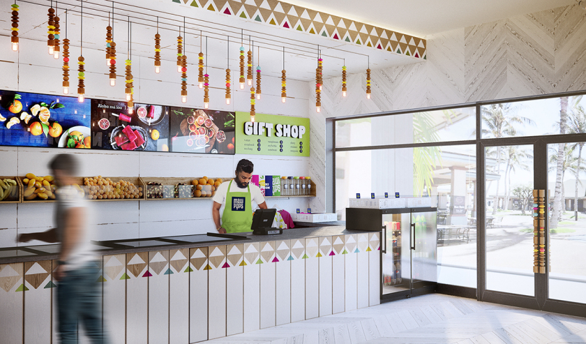 Maui Pops 冰淇淋店品牌logo設計店鋪室內設計,活潑的夏威夷風格 Maui Pops 冰淇淋店品牌logo設計店鋪室內設計,活潑的夏威夷風格