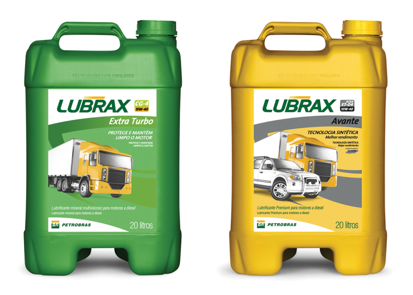 Lubrax 汽車卡車潤滑油包裝設計,注重產品信息向普通車主的傳達 Lubrax 汽車卡車潤滑油包裝設計,注重產品信息向普通車主的傳達