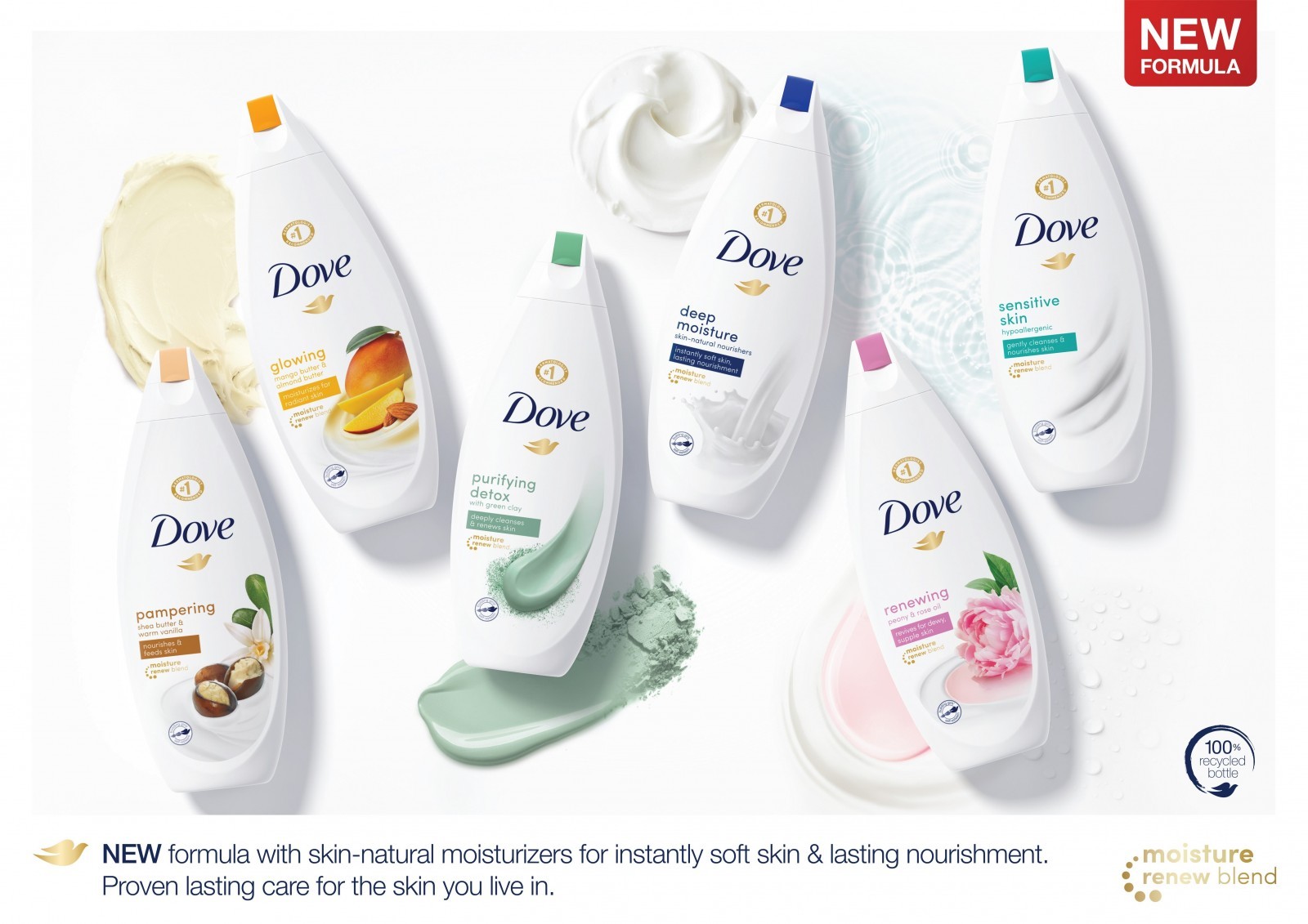 Dove多芬沐浴露2020新版包裝設(shè)計(jì)