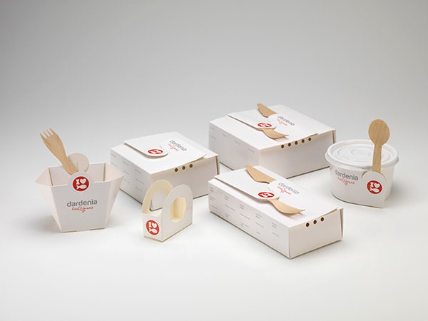 Dardenia 減少廢物的外帶外賣食品包裝設計