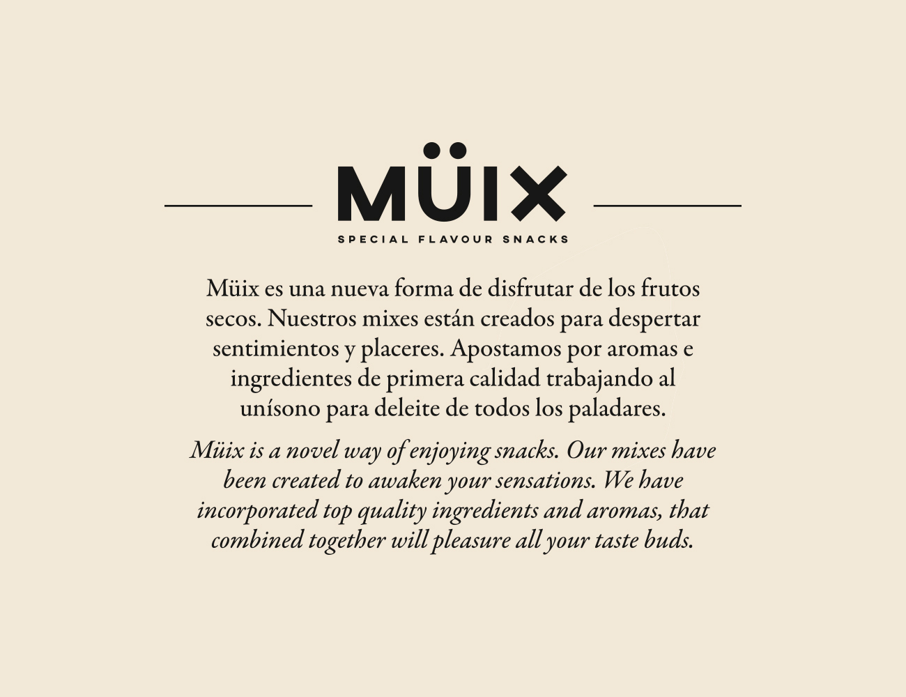Müix混合口味堅果食品品牌設計