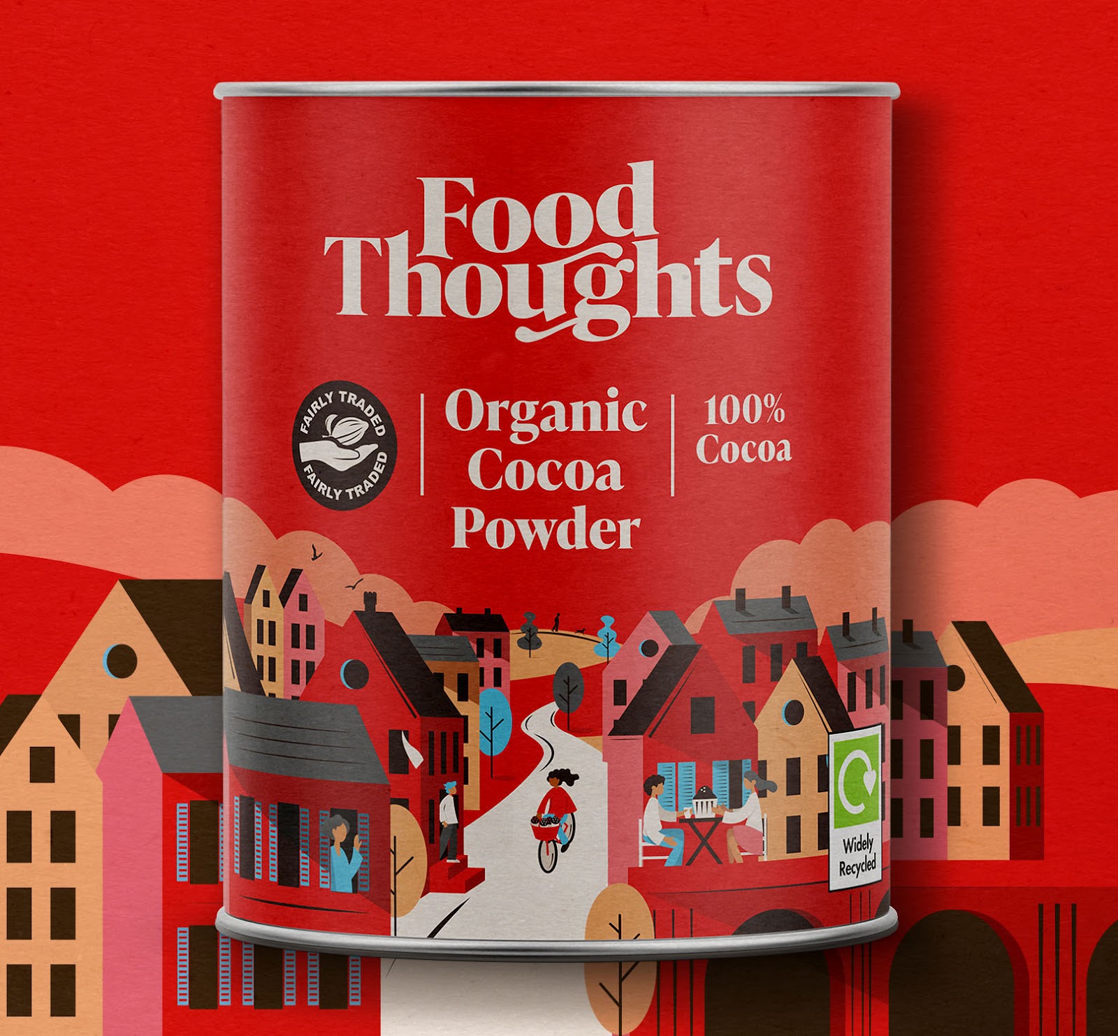 Food Thoughts可可烘焙原料品牌重塑與“社區(qū)”插畫包裝設(shè)計(jì) Food Thoughts可可烘焙原料品牌重塑與“社區(qū)”插畫包裝設(shè)計(jì)