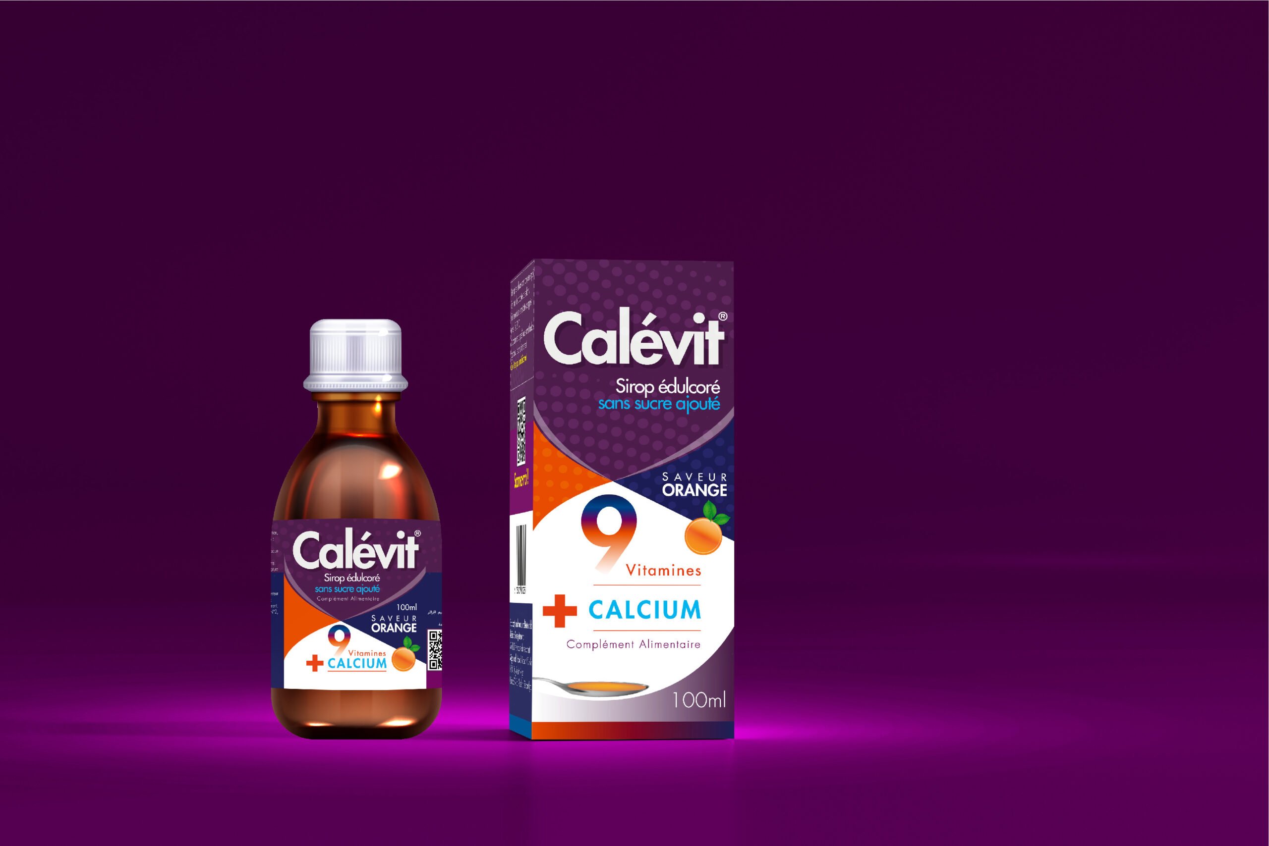 CALEVIT多種維生素（食品營養補充劑）OTC非處方藥包裝設計，注重藥品信息傳達
