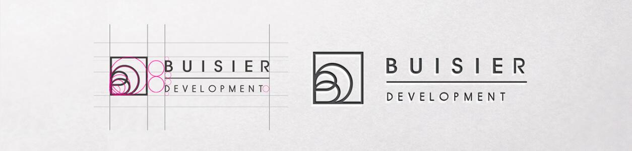 Buisier 別墅地產(chǎn)項目logo設(shè)計vi形象設(shè)計，B+D字母+方框