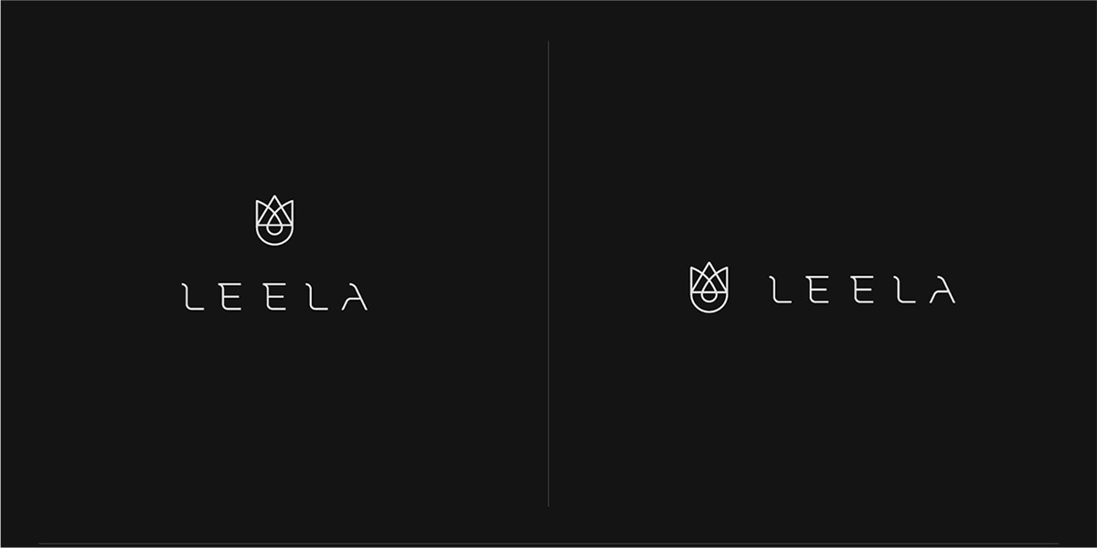 20個美學平衡的簡單logo設計示例靈感-花朵