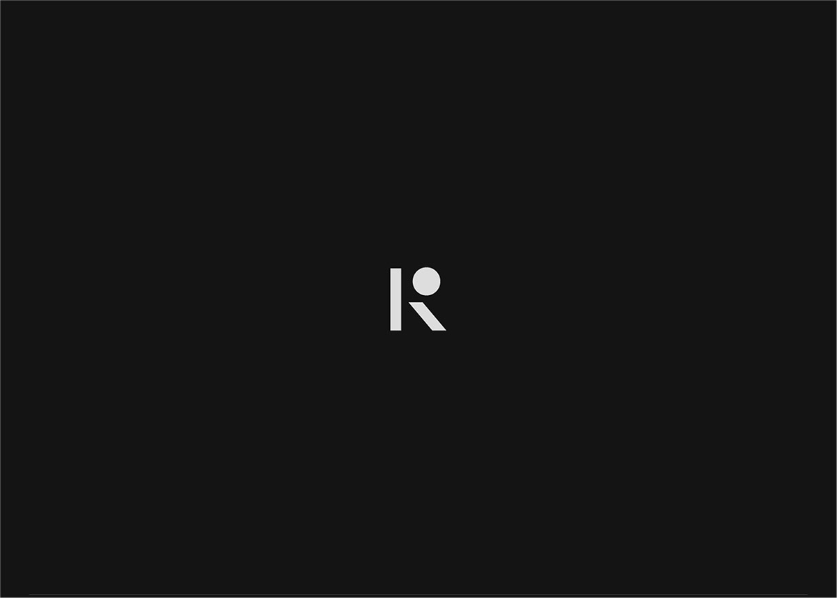 20個美學平衡的簡單logo設計示例靈感-R字母