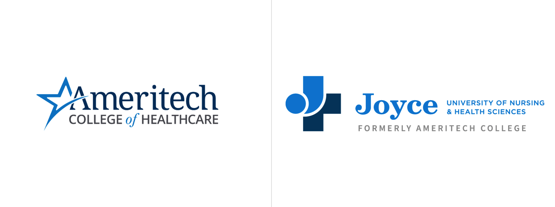 Joyce University 醫療健康護理醫學院科技大學logo設計