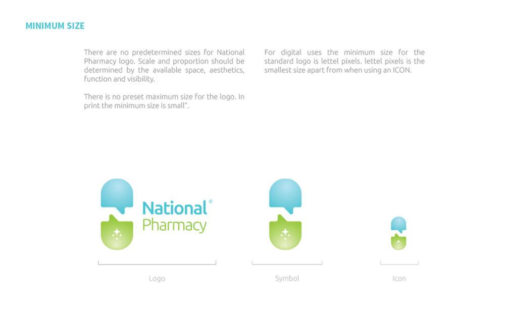 National Pharmacy 生物醫(yī)藥制藥公司logo設(shè)計(jì)“字母N切割膠囊“圖形