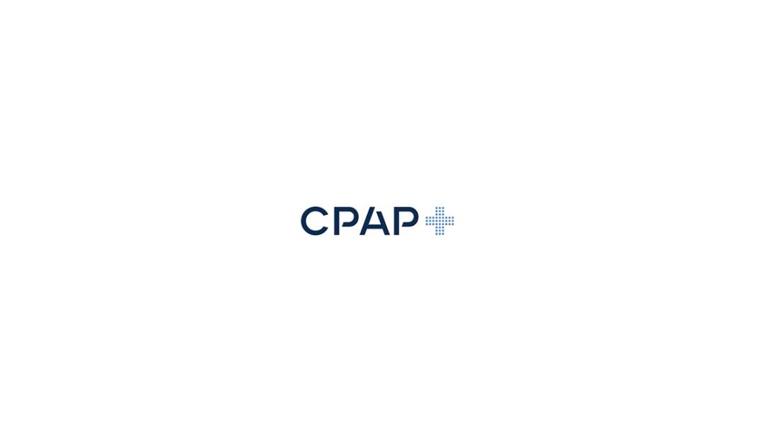 CPAP+睡眠呼吸暫停通氣治療醫(yī)療設(shè)備品牌logo設(shè)計(jì)“圓點(diǎn)十字”