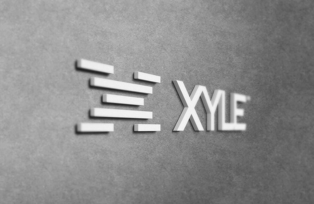Xyle建筑設(shè)計公司logo設(shè)計品牌形象vis設(shè)計，表達信任累積的x磚塊logo