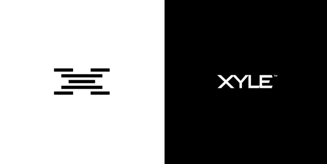 Xyle建筑設(shè)計公司logo設(shè)計品牌形象vis設(shè)計，表達信任累積的x磚塊logo