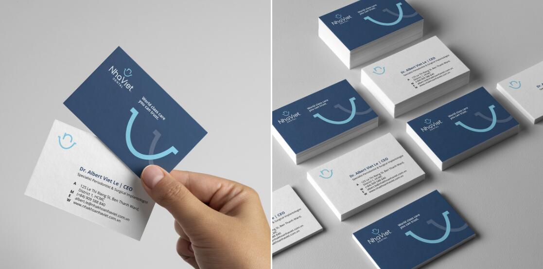 Nha Viet 牙科牙齒醫療診所品牌全案策劃設計-logo/vi/