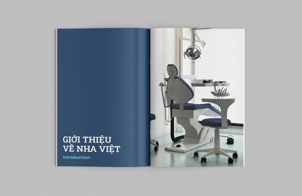 Nha Viet 牙科牙齒醫療診所品牌全案策劃設計-logo/vi/畫冊/